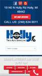 Mobile Screenshot of hollytire.com